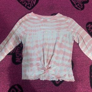 Victoria’s Secret pink long sleeve crop top